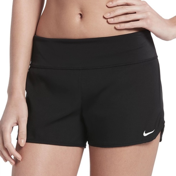 Nike Active Board Shorts Swimsuit swimwear Black New - Picture 15 of 15